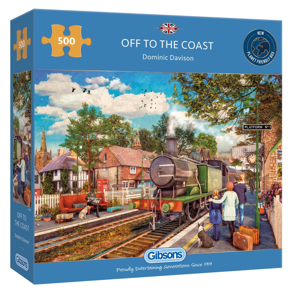 Off to the Coast Gibsons 500 darabos kirakó puzzle (G - G3140 5012269031409) - puzzlegarden