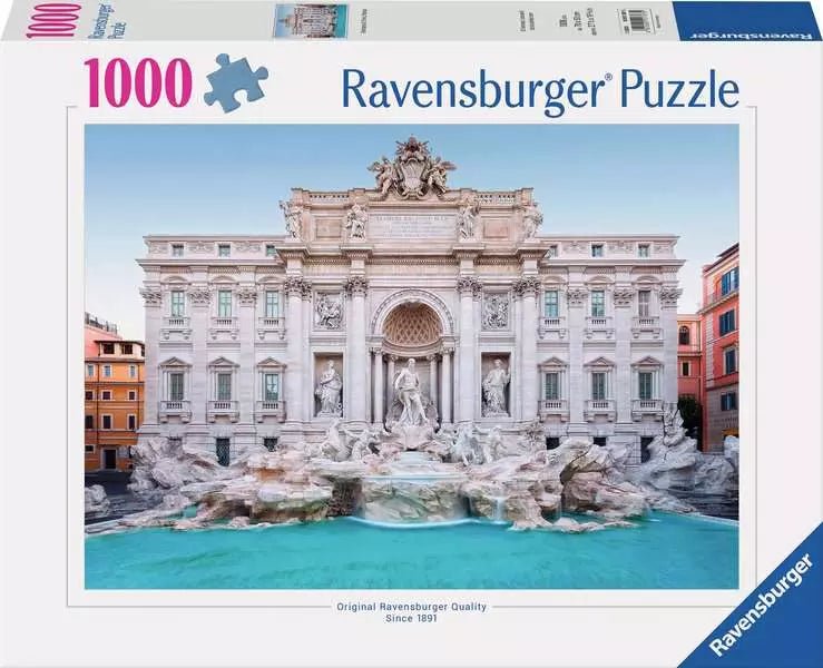 Olasz tájak – Trevi kút, Róma Ravensburger 1000 darabos kirakó puzzle (RA-12001787) - puzzlegarden