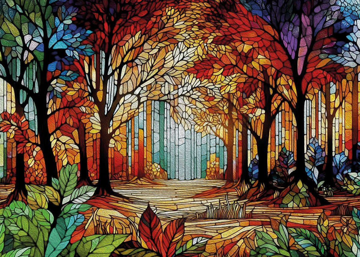 Ólomüveg 1 Interdruk 2000 darabos kirakó puzzle (ID-PUZ2000SG1) - puzzlegarden