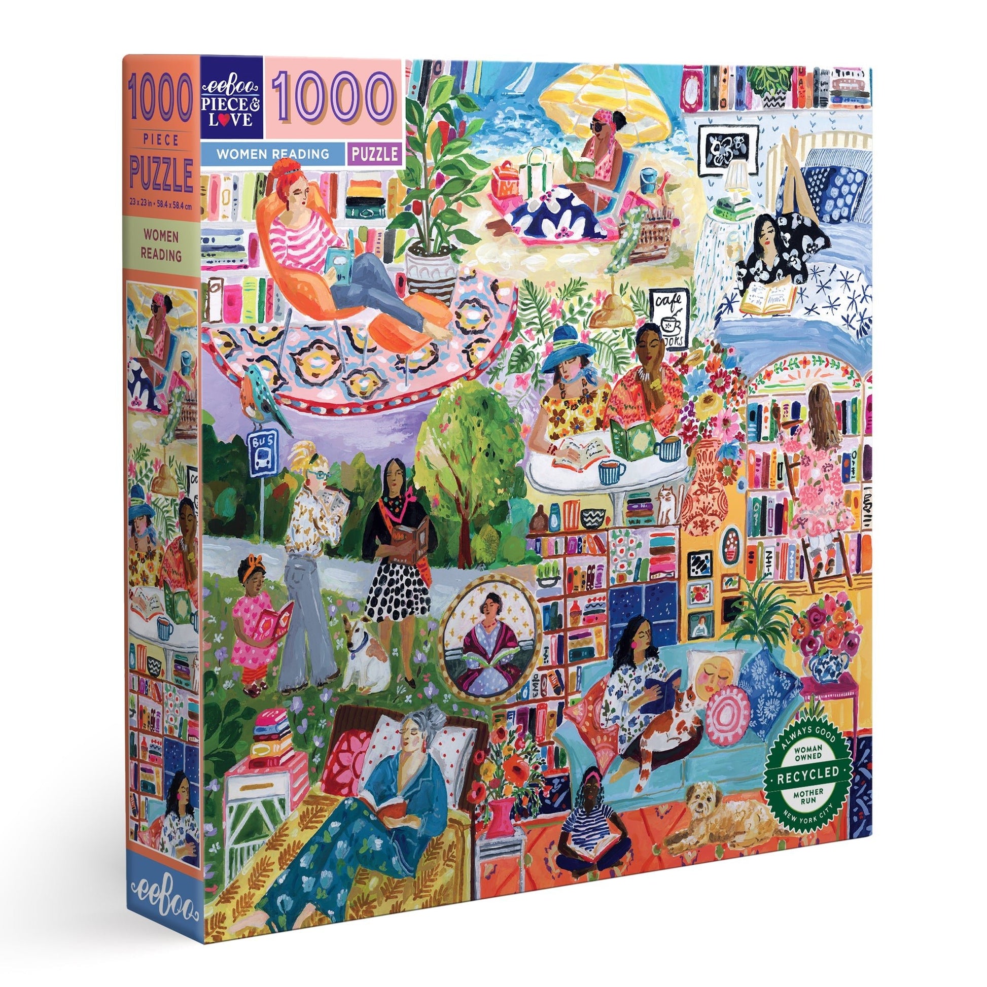 Olvasó nők Eeboo 1000 darabos kirakó puzzle (EB-PZTWRD 689196514463) - puzzlegarden