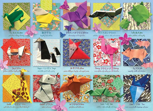 Origami Állatok Cobble Hill 500 darabos kirakó puzzle (CH-85083 625012850834) - puzzlegarden