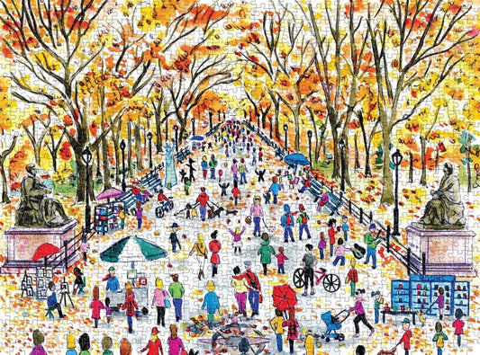 Ősz a Central Parkban Galison 1000 darabos kirakó puzzle (GA-9780735380202) - puzzlegarden