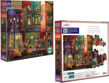 Ősz Brooklynban Eeboo 1000 darabos kirakó puzzle (EB-PZT184) - puzzlegarden