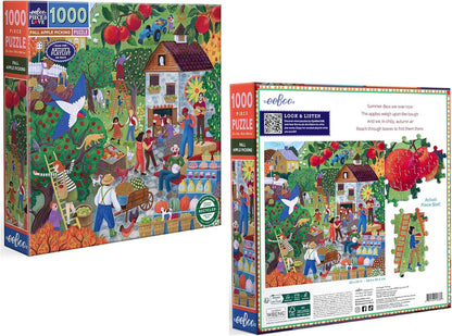 Őszi almaszüret Eeboo 1000 darabos kirakó puzzle (EB-PZT382) - puzzlegarden