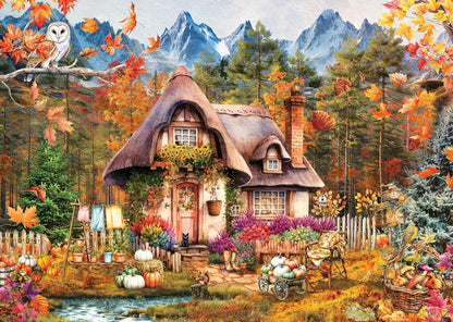 Őszi kunyhó Ravensburger 1000 darabos kirakó puzzle (RA-12001682) - puzzlegarden