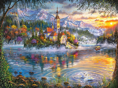 Őszi naplemente Castorland 3000 darabos kirakó puzzle (C-300495 5904438300495) - puzzlegarden