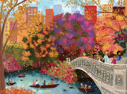 Őszi séta a Bow hídon Galison 1000 darabos kirakó puzzle (GA-9780735386105) - puzzlegarden