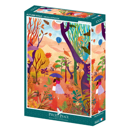 Őszi séta Pieces & Peace 1000 darabos kirakó puzzle (PaP - 0141 3770001401416) - puzzlegarden