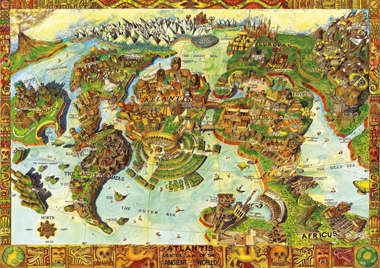 Atlantisz, az ősi világ közepe Bluebird 1000 darabos kirakó puzzle (BB-70317-P 3663384703171) - puzzlegarden