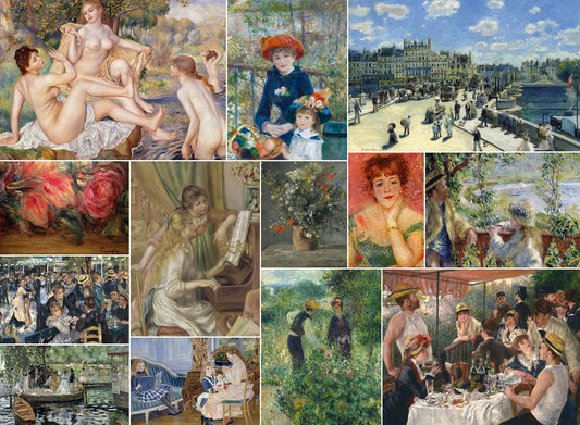 Auguste Renoir Kollázs Bluebird 6000 darabos kirakó puzzle (BB - 60155 - P) - puzzlegarden