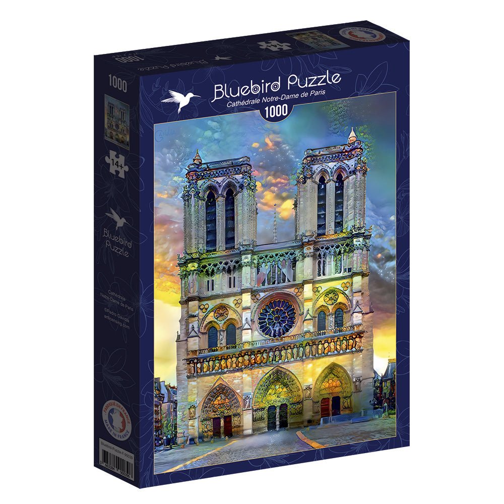 A párizsi Notre-Dame Bluebird 1000 darabos kirakó puzzle (BB-F-90039 3663384900396) - puzzlegarden