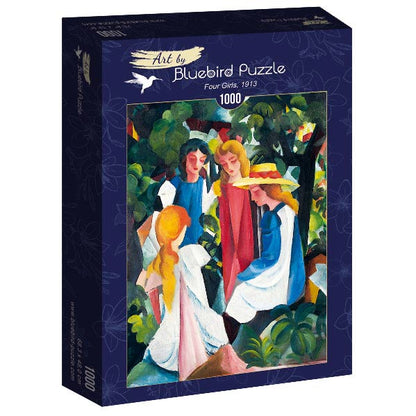 August Macke - Négy Lány Bluebird 1000 darabos kirakó puzzle (BB-60082 3663384600821) - puzzlegarden