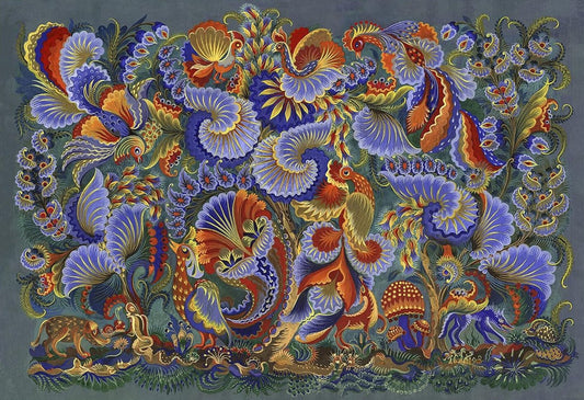 Paradicsomi madarak Pomegranate 1000 darabos kirakó puzzle (POM - AA1120) - puzzlegarden
