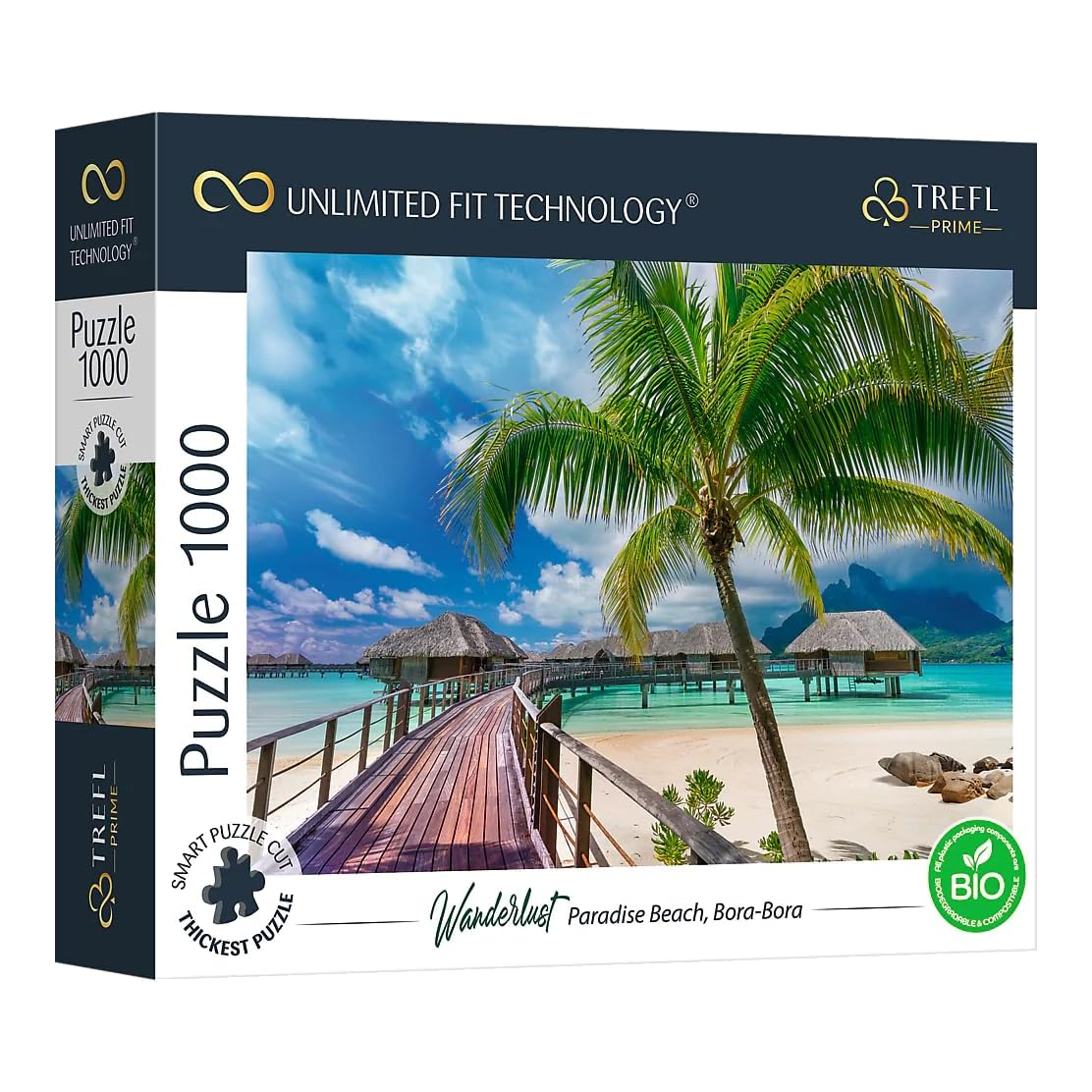 Paradicsomi tengerpart, Bora-Bora Trefl 1000 darabos kirakó puzzle (TR-10704) - puzzlegarden