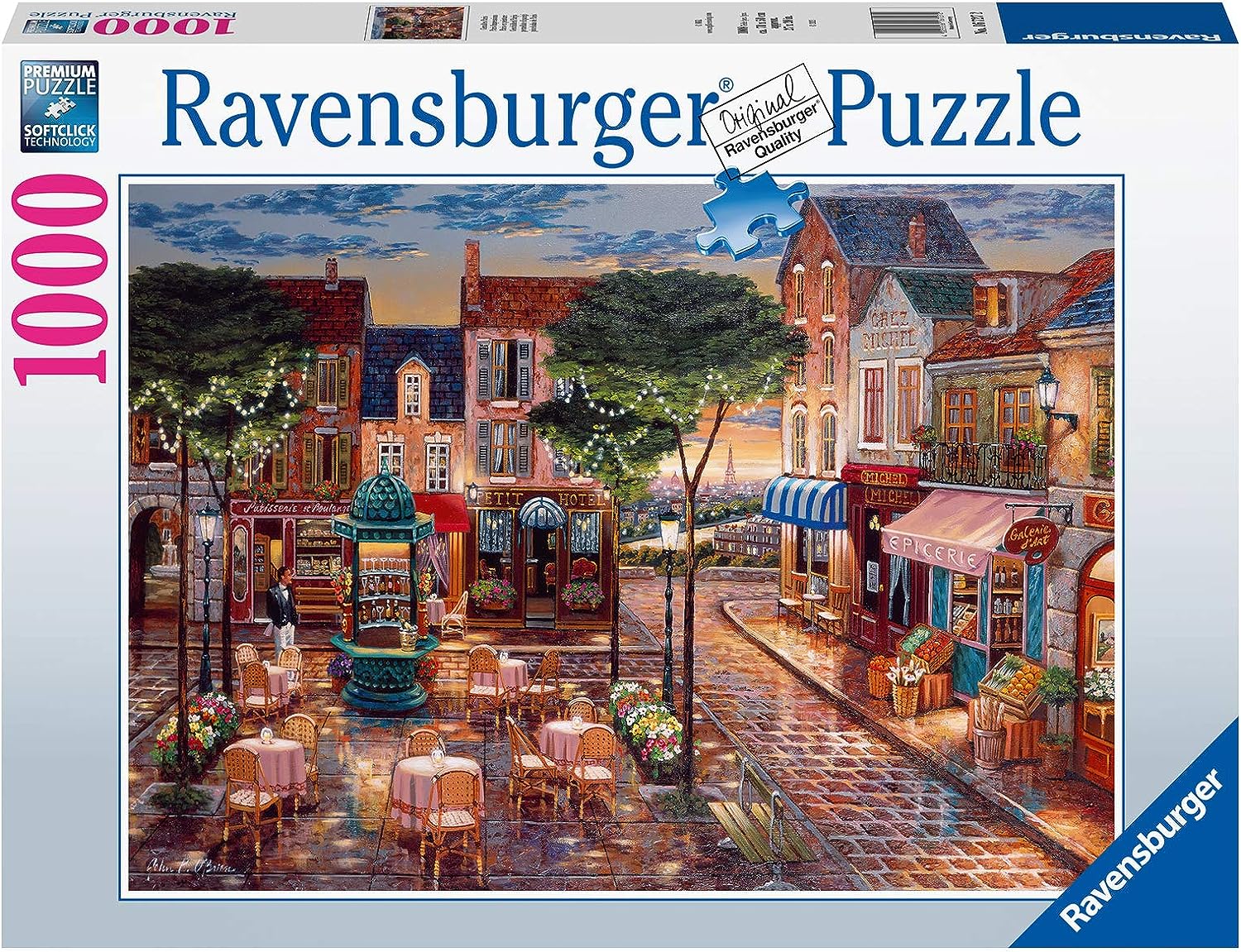 Párizsi este Ravensburger 1000 darabos kirakó puzzle (RA-16727 4005556167272) - puzzlegarden