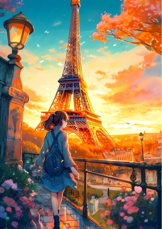 Párizsi kalandvágy Enjoy 1000 darabos kirakó puzzle (EN - 2284) - puzzlegarden