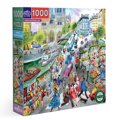 Párizsi Könyvárusok Eeboo 1000 darabos kirakó puzzle (EB - PZTPBS 689196515927) - puzzlegarden