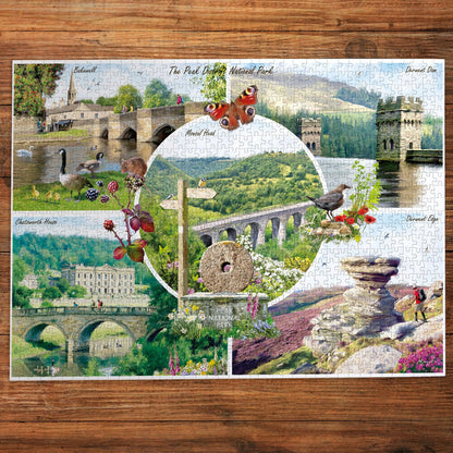 Peak District nemzeti park Gibsons 1000 darabos kirakó puzzle (G-G6464) - puzzlegarden
