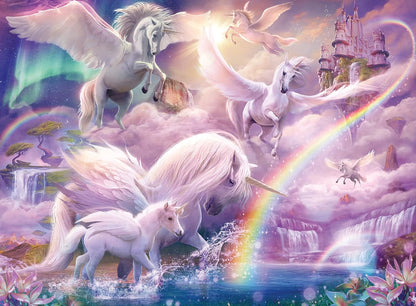 Pegazus-Unicornisok Ravensburger 100 darabos kirakó puzzle (RA-12979 4005556129799) - puzzlegarden