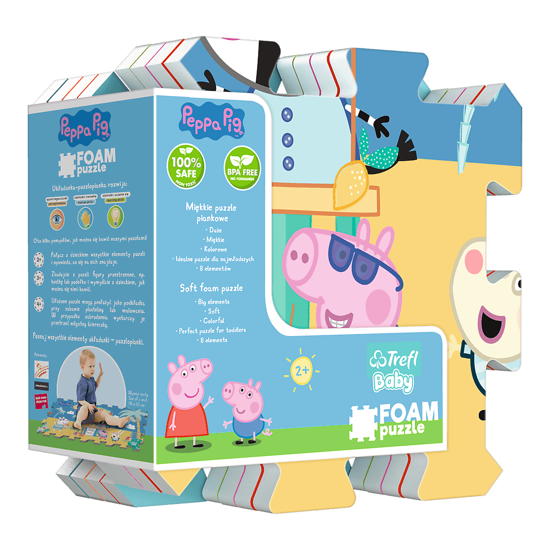 Peppa malac nyár Trefl 8 darabos kirakó puzzle (TR-61363) - puzzlegarden