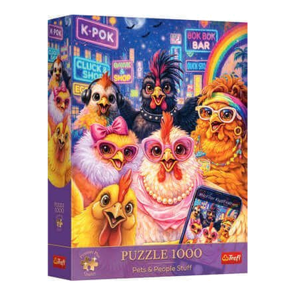 Pets & People Stuff: Tyúkszelfi Trefl 1000 darabos kirakó puzzle (TR-12168) - puzzlegarden