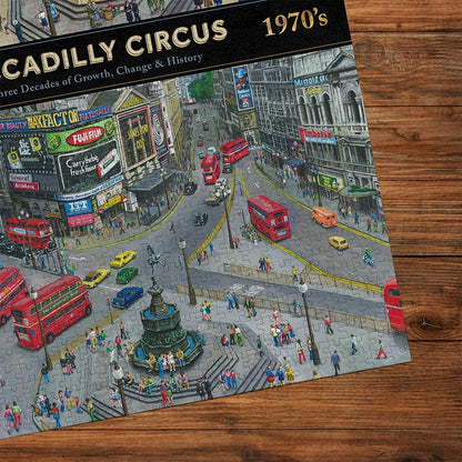 Piccadilly Circus 1940 - 1970 Gibsons 1000 darabos kirakó puzzle (G - G7158) - puzzlegarden