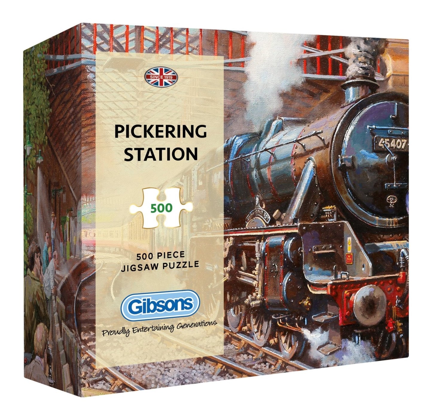 Pickering Vasútállomás Gibsons 500 darabos kirakó puzzle (G-G3437 5012269034370) - puzzlegarden