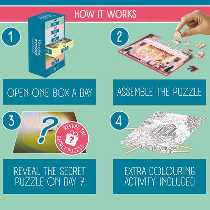 Pieceful mind – Szánj időt magadra – 6x54 Jumbo 54 darabos kirakó puzzle (JU - 1110100682) - puzzlegarden