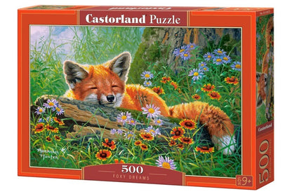 Pihenő Kisróka Castorland 500 darabos kirakó puzzle (C-B-53872 5904438053872) - puzzlegarden