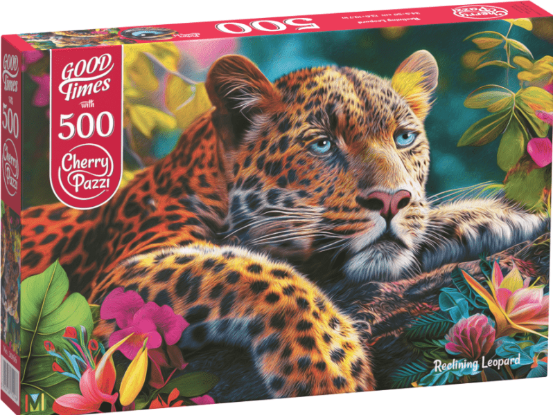 Pihenő Leopárd CherryPazzi 500 darabos kirakó puzzle (CP-20166 5903728720166) - puzzlegarden