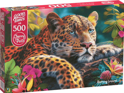 Pihenő Leopárd CherryPazzi 500 darabos kirakó puzzle (CP-20166 5903728720166) - puzzlegarden