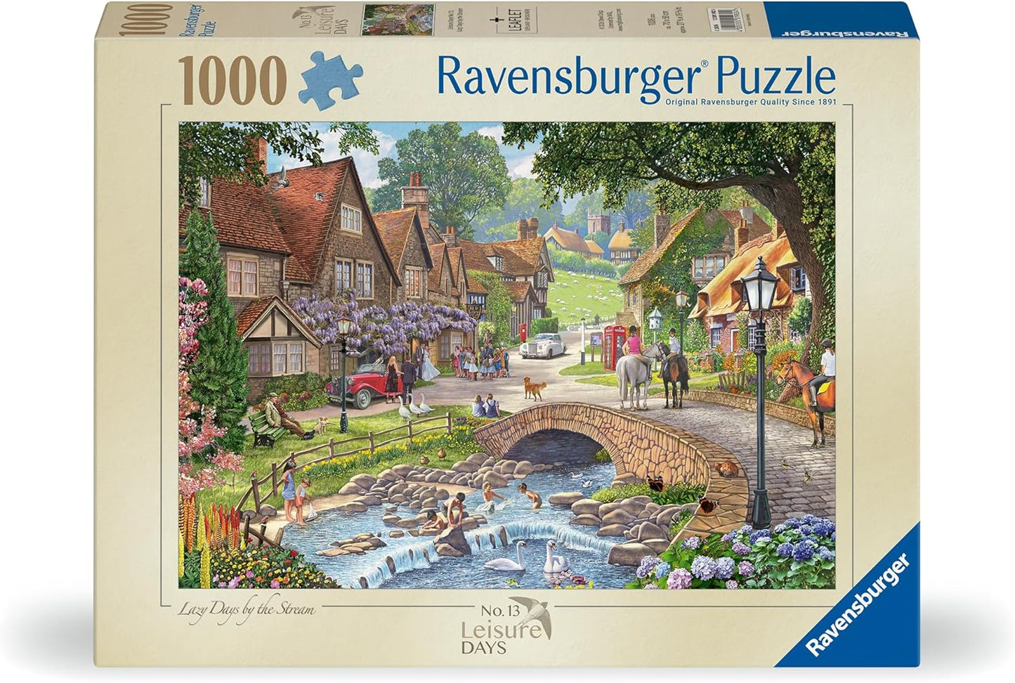 Pihenőnapok No. 13 – A patakparton Ravensburger 1000 darabos kirakó puzzle (RA-12001982) - puzzlegarden
