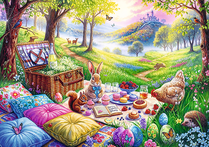 Piknik a réten Trefl 1000 darabos kirakó puzzle (TR-10978) - puzzlegarden