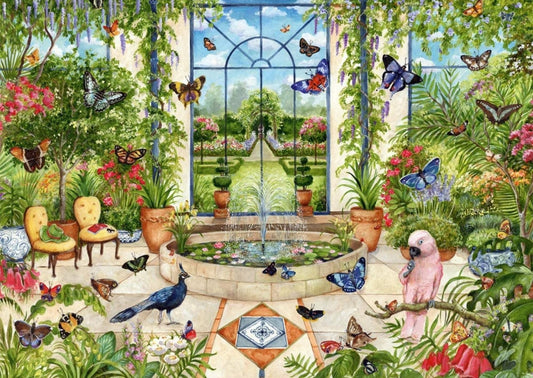 Pillangó télikert Falcon 1000 darabos kirakó puzzle (FA - 11255) - puzzlegarden