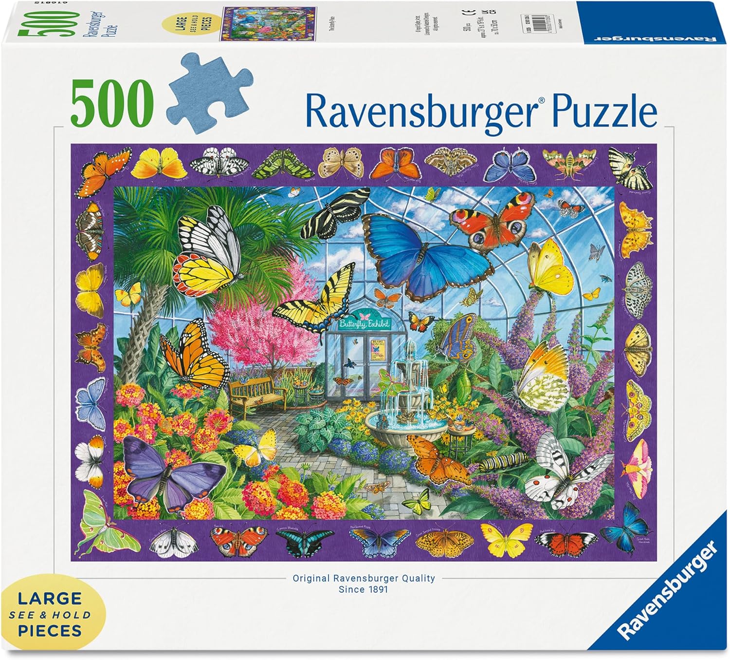 Pillangóhely - XXL Ravensburger 500 darabos kirakó puzzle (RA-12001356) - puzzlegarden
