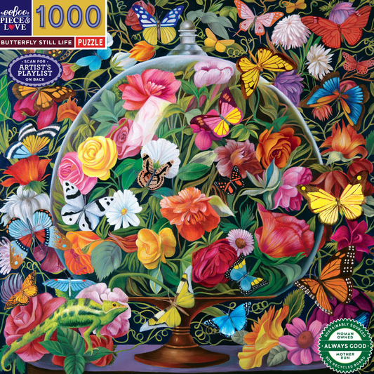 Pillangós csendélet Eeboo 1000 darabos kirakó puzzle (EB-EPZT702) - puzzlegarden