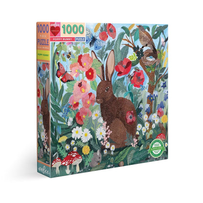 Pipacs Nyuszi Eeboo 1000 darabos kirakó puzzle (EB-PZTPBY 689196511035) - puzzlegarden