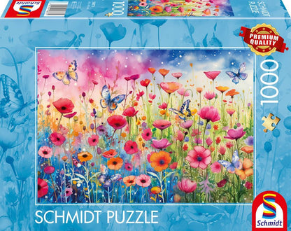 Pipacsos rét Schmidt Spiele 1000 darabos kirakó puzzle (SCH-58873) - puzzlegarden