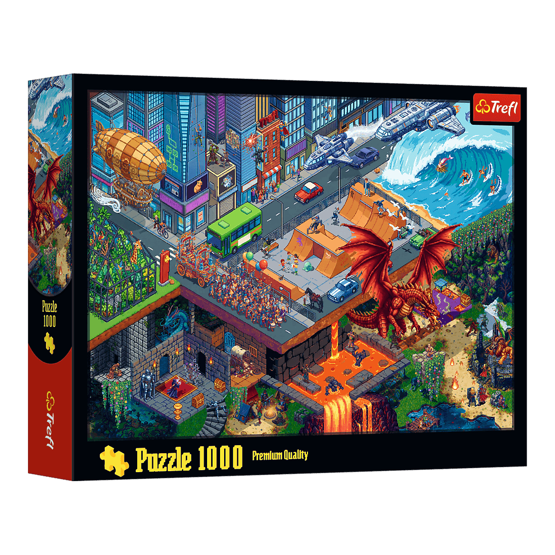 Pixelváros Trefl 1000 darabos kirakó puzzle (TR-10986) - puzzlegarden