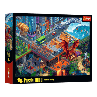 Pixelváros Trefl 1000 darabos kirakó puzzle (TR-10986) - puzzlegarden