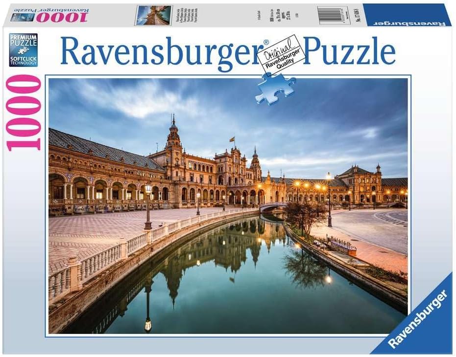 Plaza de Espana, Sevilla Ravensburger 1000 darabos kirakó puzzle (RA - 17616 4005556176168) - puzzlegarden