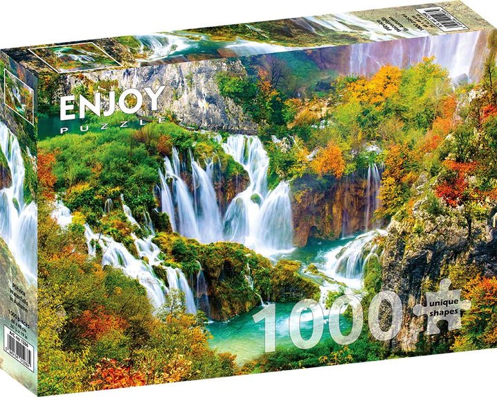 Plitvicei-tavak Ősszel ENJOY 1000 darabos kirakó puzzle (EN-1266 5949194012664) - puzzlegarden