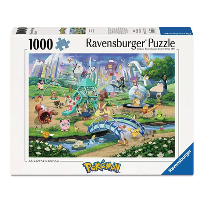 Pokémon – Eevee a parkban Ravensburger 1000 darabos kirakó puzzle (RA-12002033) - puzzlegarden