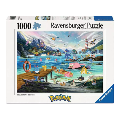 Pokémon – Vaporeon a nyugodt vizeknél Ravensburger 1000 darabos kirakó puzzle (RA-12002035) - puzzlegarden