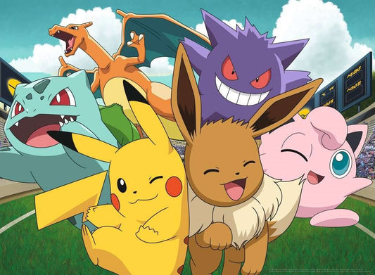Pokémonok az Arénában Ravensburger 500 darabos kirakó puzzle (RA-80530 4005556805303) - puzzlegarden