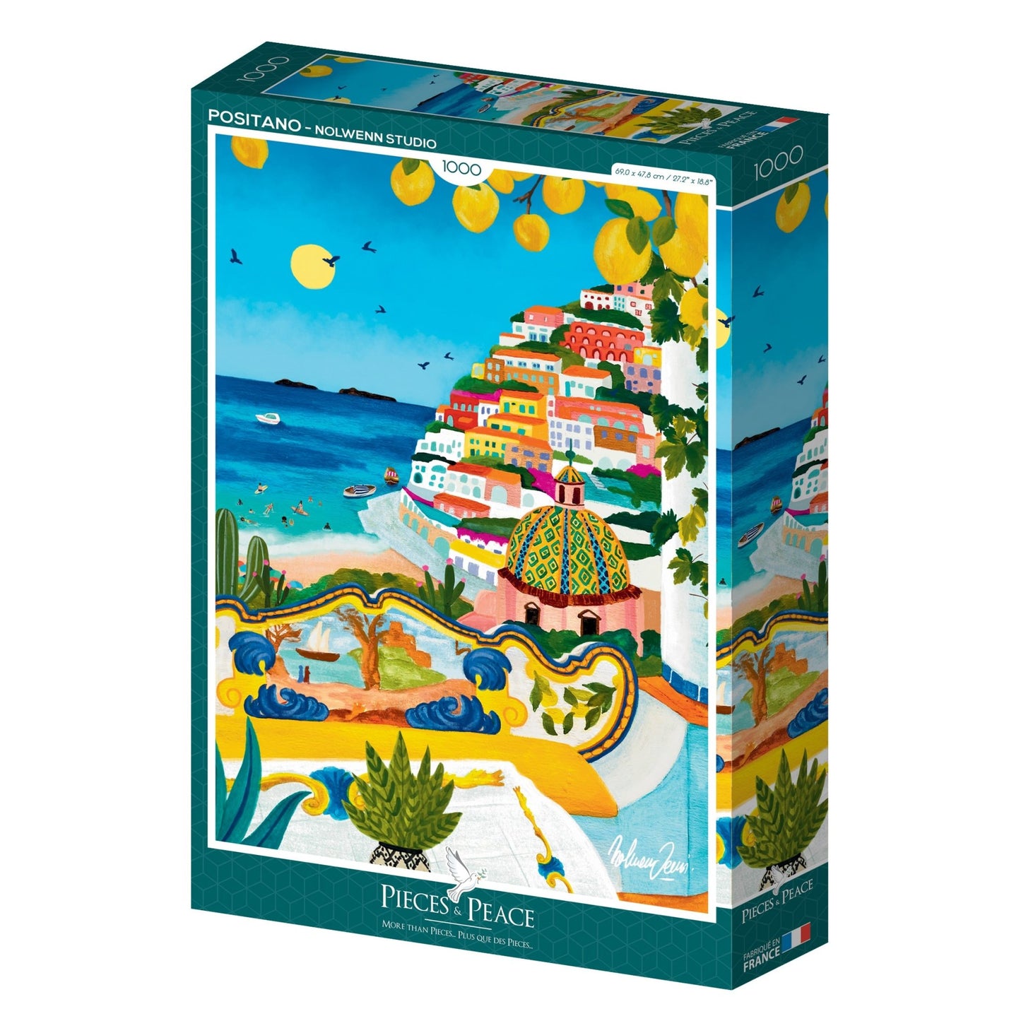 Positano Pieces & Peace 1000 darabos kirakó puzzle (PaP - 0121 3770001401218) - puzzlegarden