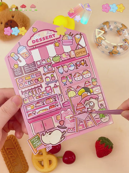 Desszertbolt - matricajelenet