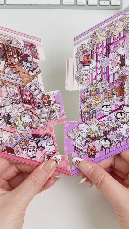 Romantikus esküvő - matricajelenet