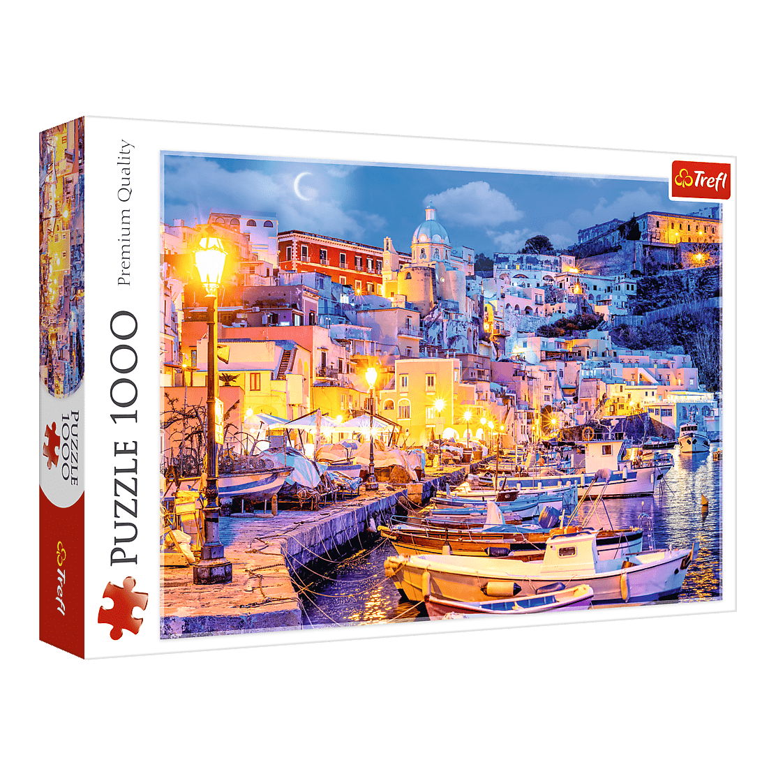 Procida Sziget Éjjel, Olaszország Trefl 1000 darabos kirakó puzzle (TR-10794) - puzzlegarden