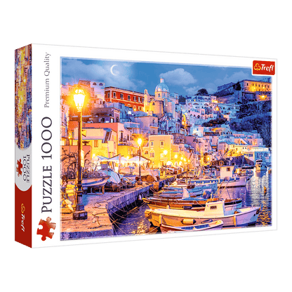 Procida Sziget Éjjel, Olaszország Trefl 1000 darabos kirakó puzzle (TR-10794) - puzzlegarden